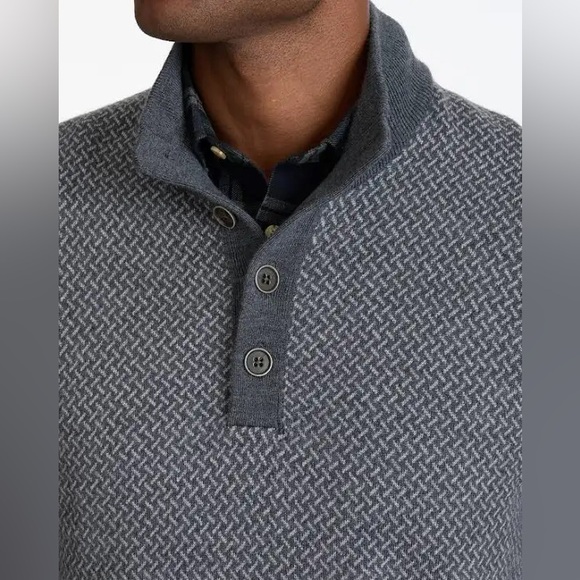 Untuckit Sorensen Men’s 100% Merino Wool Sweater - Picture 2 of 10